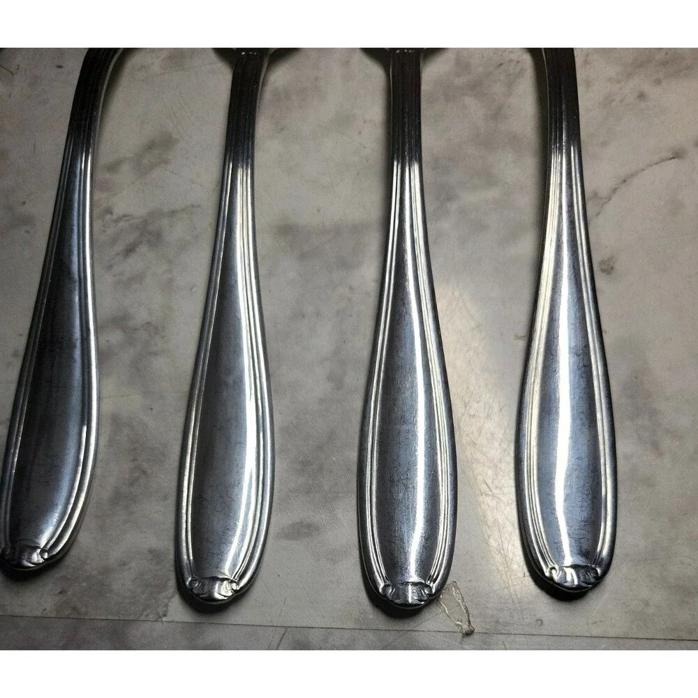 Lot of 11 Pfaltzgraff Vasa Dinner & Salad Forks Stainless Steel Flatware 18/0
